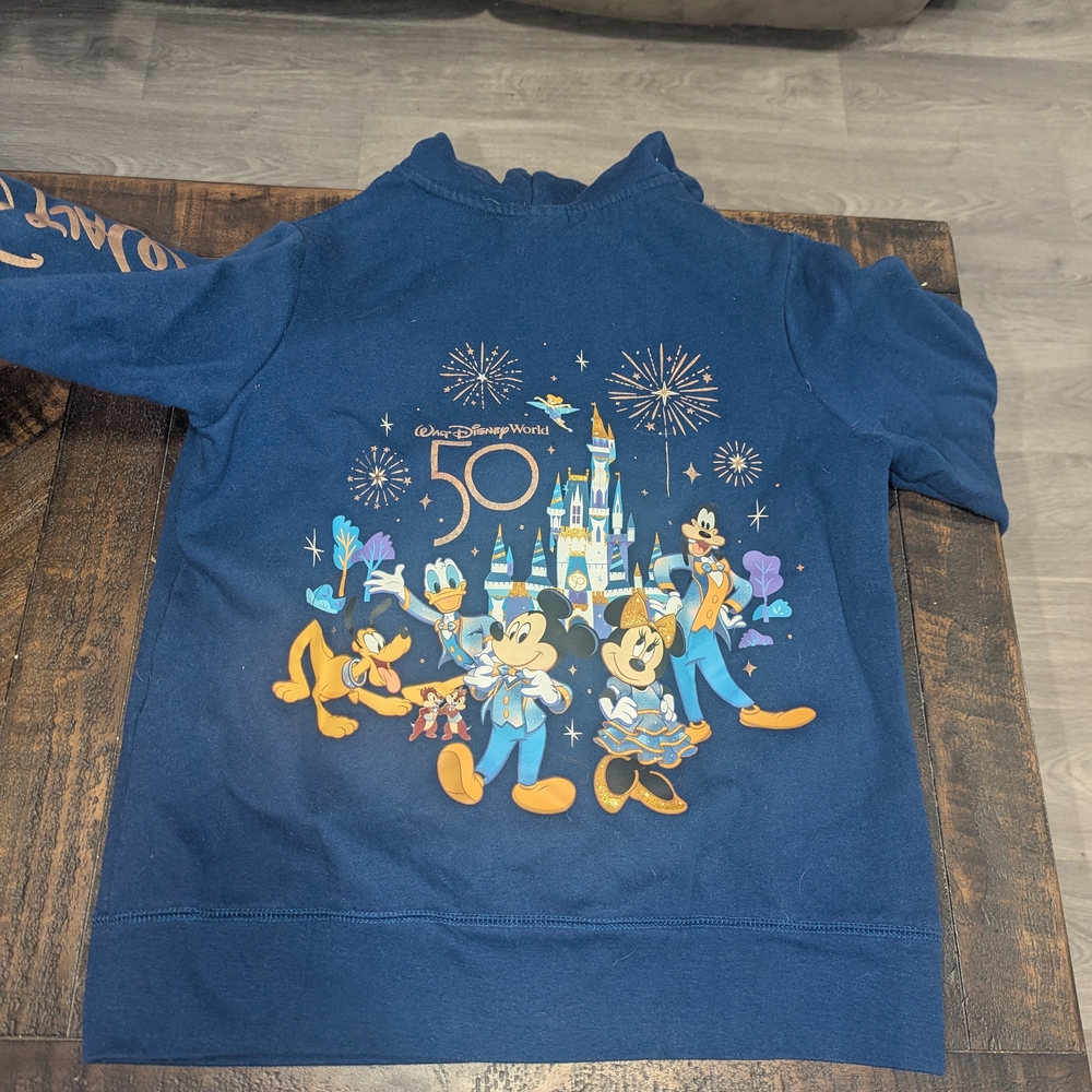 Disney 50th Anniversary Zip Up Hoodie